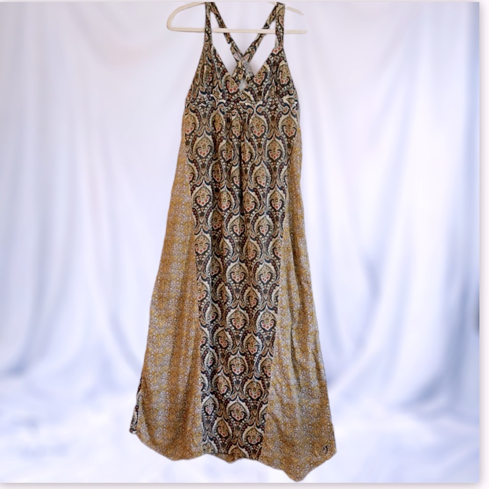 VOLCOM Crisscross Back Maxi Dress | SIZE M/12